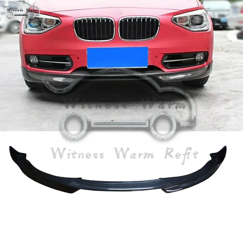 Для F20 углеродное волокно передний бампер спойлер для губ 1 серии стандартный