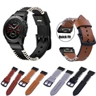 Для Garmin Fenix 6 ProSapphire 5 6 5X 6X 33HR 5 Plus, быстросъемный кожаный ремешок для наручных часов 26 мм 22 мм для Forerunner 935945
