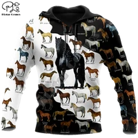 plstar cosmos animal horse tattoo streetwear long sleeves tracksuit newfashion 3dprint autumn casual pullover zipperhoodies a23