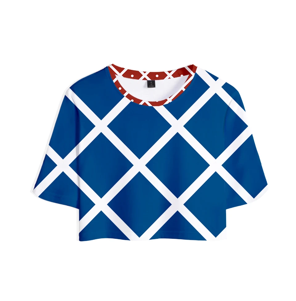 Женский эластичный тонкий летний женский костюм из двух частей JoJo Необычные