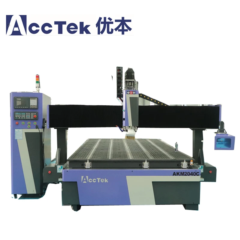 Enlarge Energy Saving Cnc Router Servo Motors 3 axis 3d Wood Carving Cutting Machines for PBC MBS Plastic Double Color Board