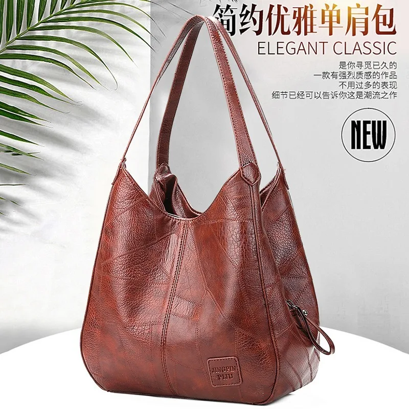 

Vintage Leather Luxury Handbags Women Bags Designer Bags Famous Brand Women Bags Large Capacity Tote Bags for Women Sac A Main