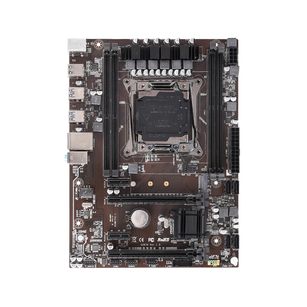 Комплект материнской платы VEINEDA X99 с процессором Xeon E5 2678 V3 LGA2011-3 4 шт. X 16 ГБ = 64 2666 МГц