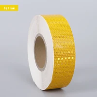 5cmx50m reflective car stickers adhesive tape for bike safety white red yellow blue bike stickers car accessories