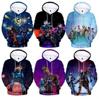 fortnite new season 3d print sweatshirt clothing men women battle hero boys girls tops oversize spring fall hooded hoodies