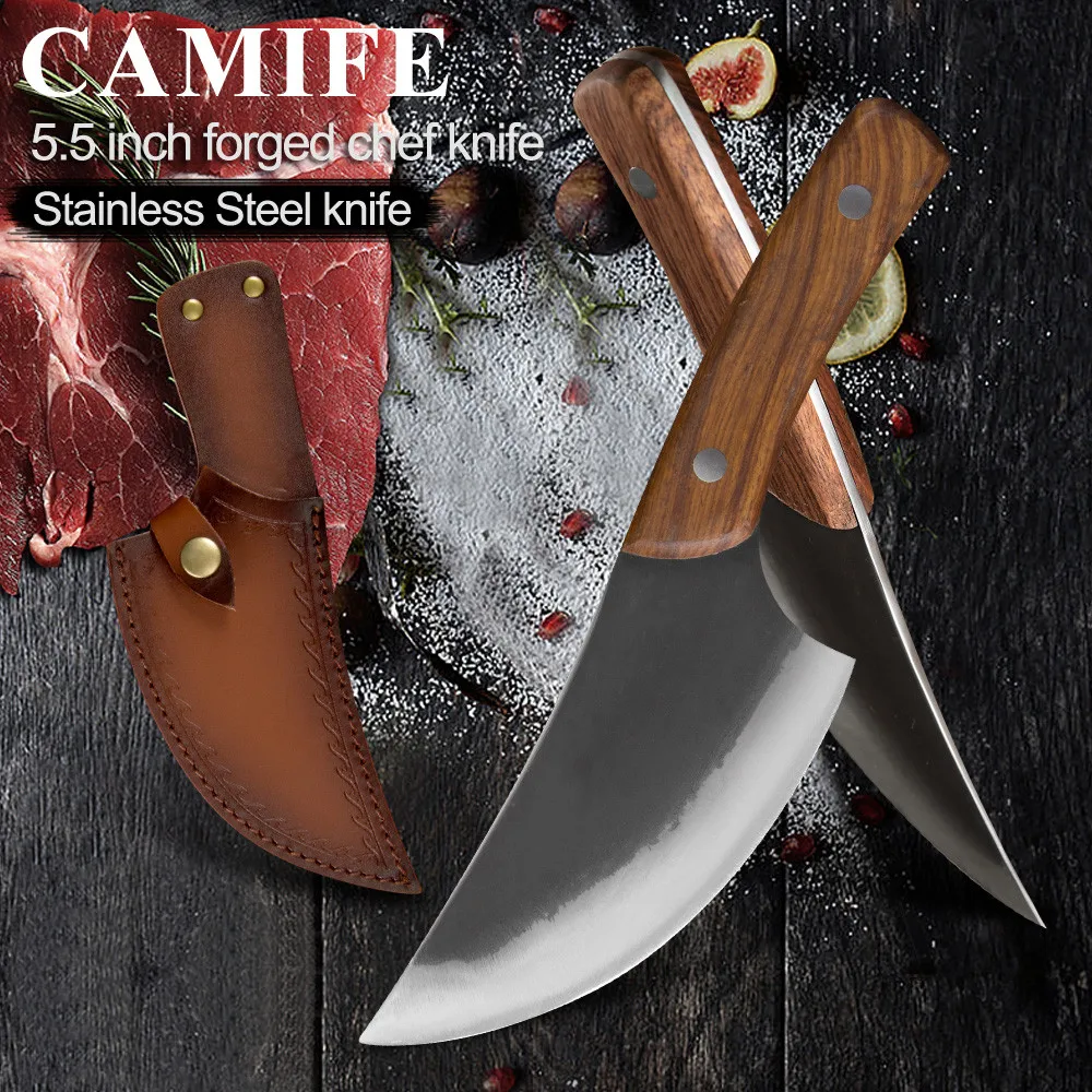 CAMIFE сербский нож шеф повара инструмент для кемпинга ковка обвалка ручной работы