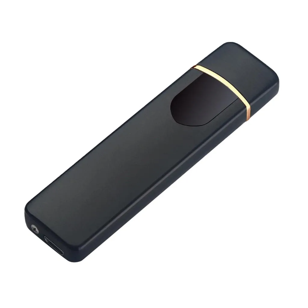 Перезаряжаемая USB ветрозащитная беспламенная электрическая зажигалка для сигарет с электронной зарядкой