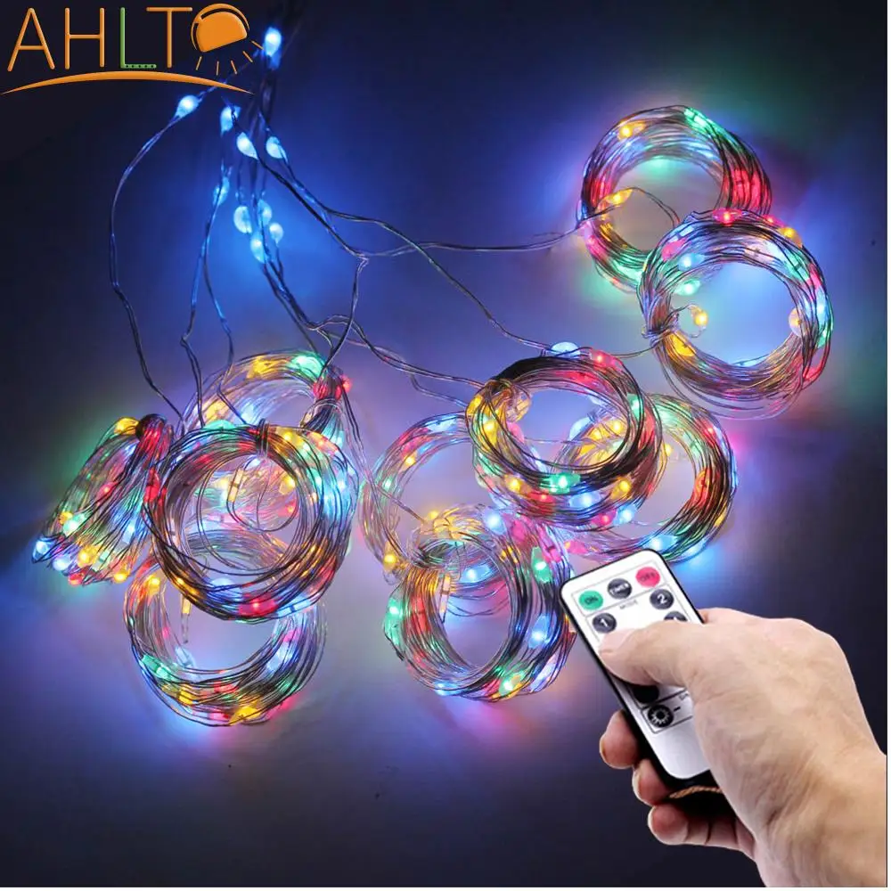 

3m USB LED Fairy Lights Garland Curtain Lamp Remote Control String Lights For Home Bedroom Window New Year Christmas Decorations