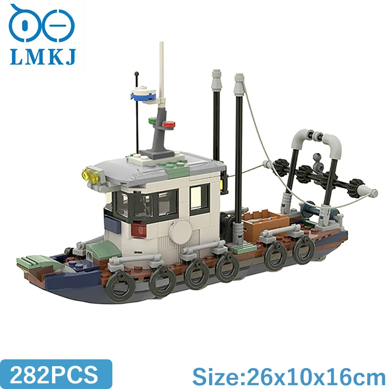 

282 шт., Детский конструктор MOC маленькая Рыболовная Ловушка