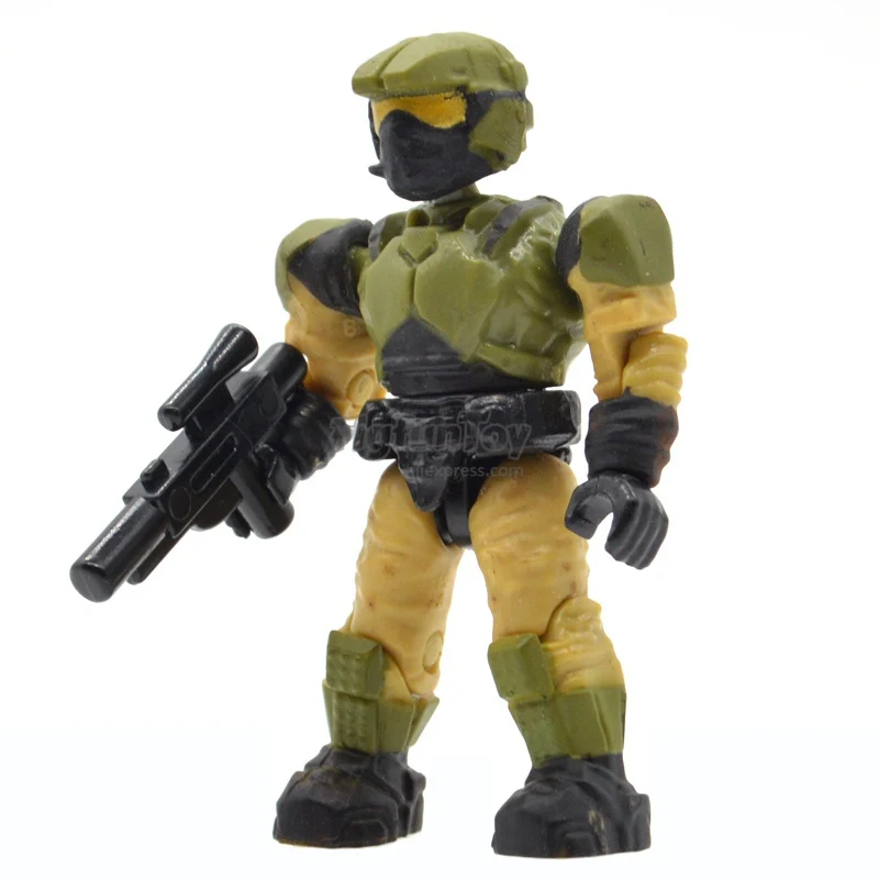 1 Piece MB70 Одиночная Halo Wars Warriors Монстры люди Спартанские игры ковенанты пушки солдаты строительные блоки кирпичи игрушки для детей - Цвет: 1 Piece MB70