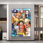 Японское аниме, Картина на холсте, Классическая Аниме Картина, настенное художественное украшение для дома, картина, украшение для гостиной