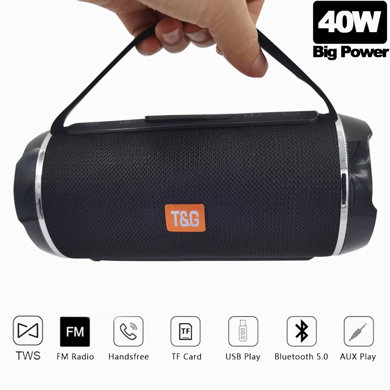 TG116C Wireless Powerful Bluetooth Speaker Box Outdoor Speak