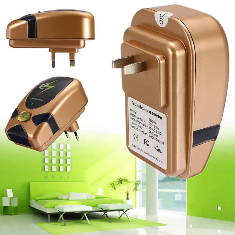 Retail 28KW Power Saver Home Electricity Factor Saving Up To 30% 90-250V Voltage Supply Prolongs Save Energy US Plug | Электроника