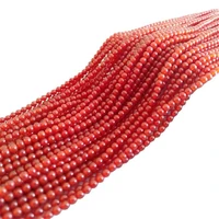 2021 new wholesale natural stone beads red agates stone for jewelry making beadwork diy necklace bracelet accessories 2mm 3mm