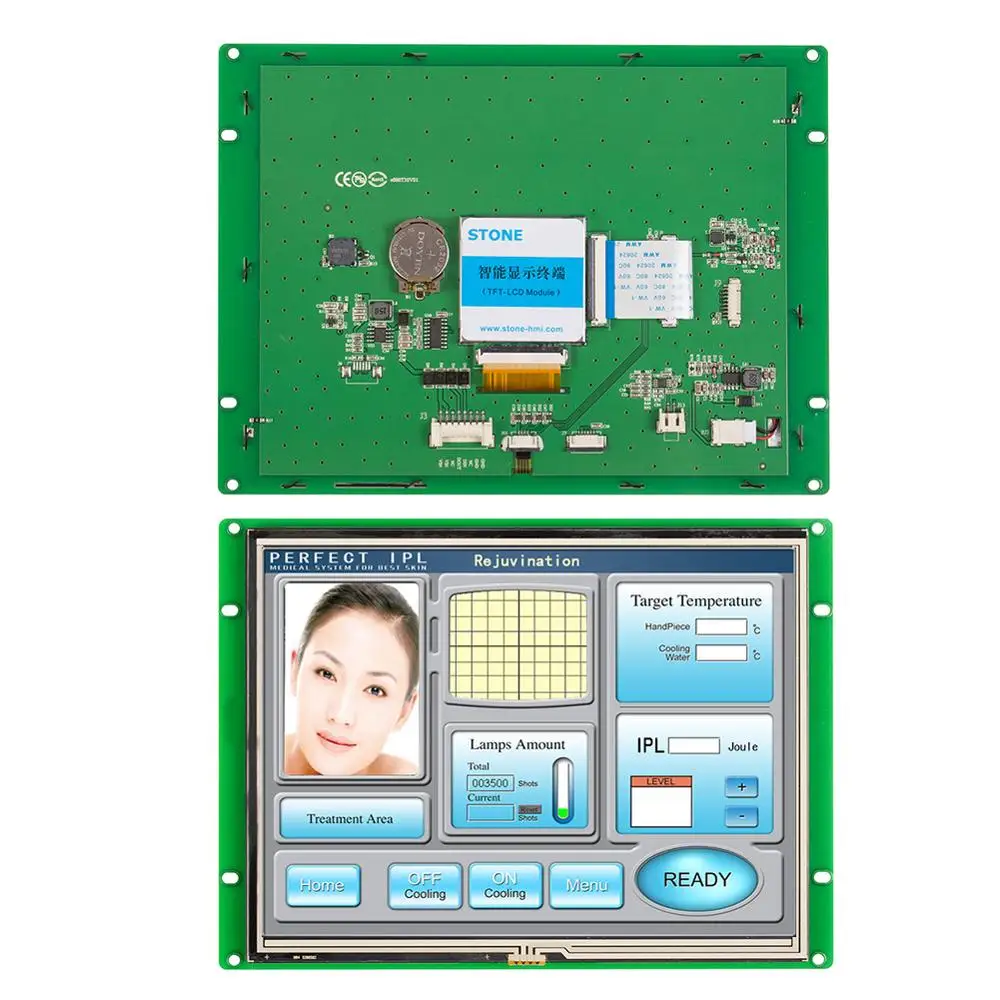 8 inch Programmable Smart TFT LCD Module Display Resistive Touch Screen for Industrial Control