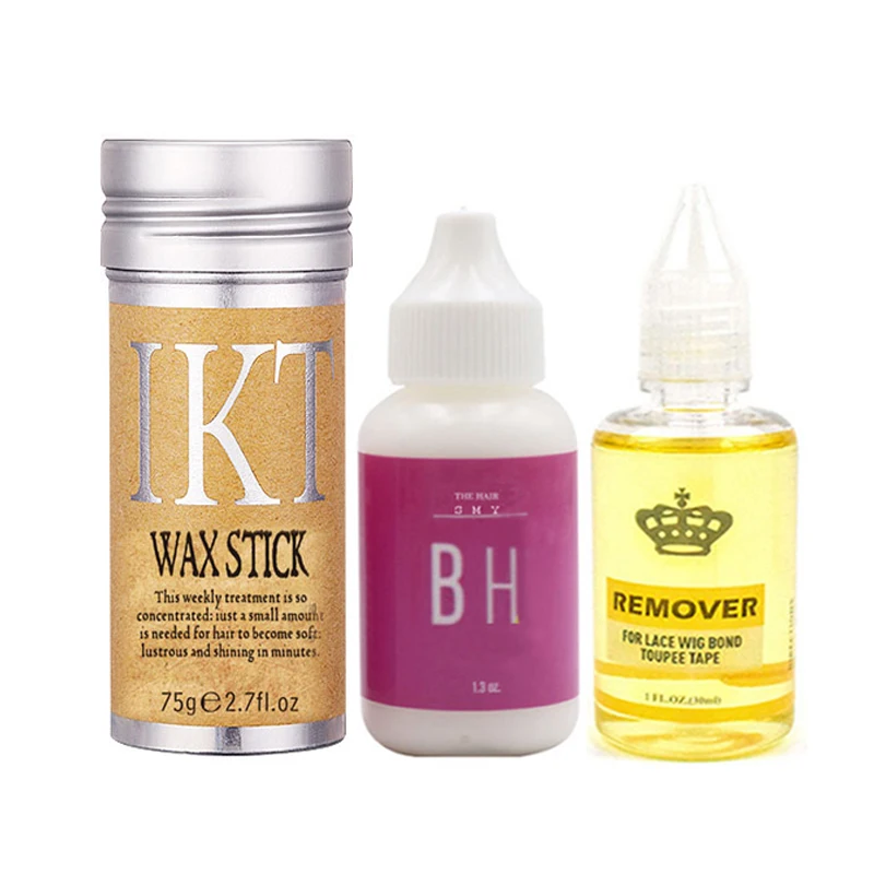 Кружева передние парики клей и средство для снятия макияжа Для Мужчин's