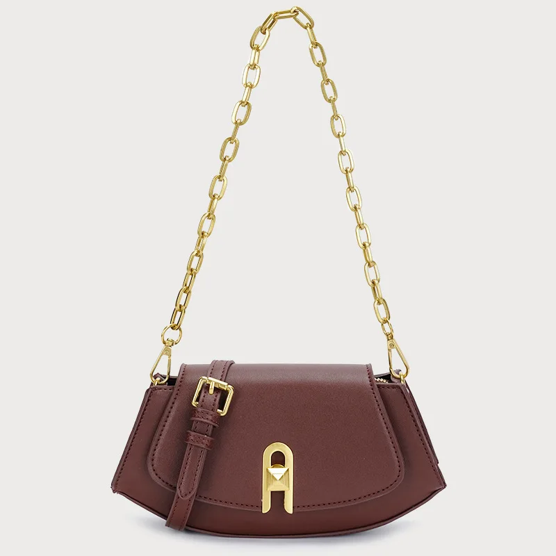 

Fashion Exquisite Shopping Bag Retro Casual Women Totes Shoulder Bags Female Leather Solid Color Chain Handbag for Women 2021