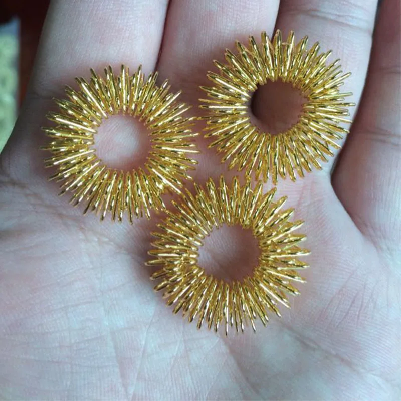 Горячее кольцо для массажа пальцев акупунктурное уход за здоровьем массажер