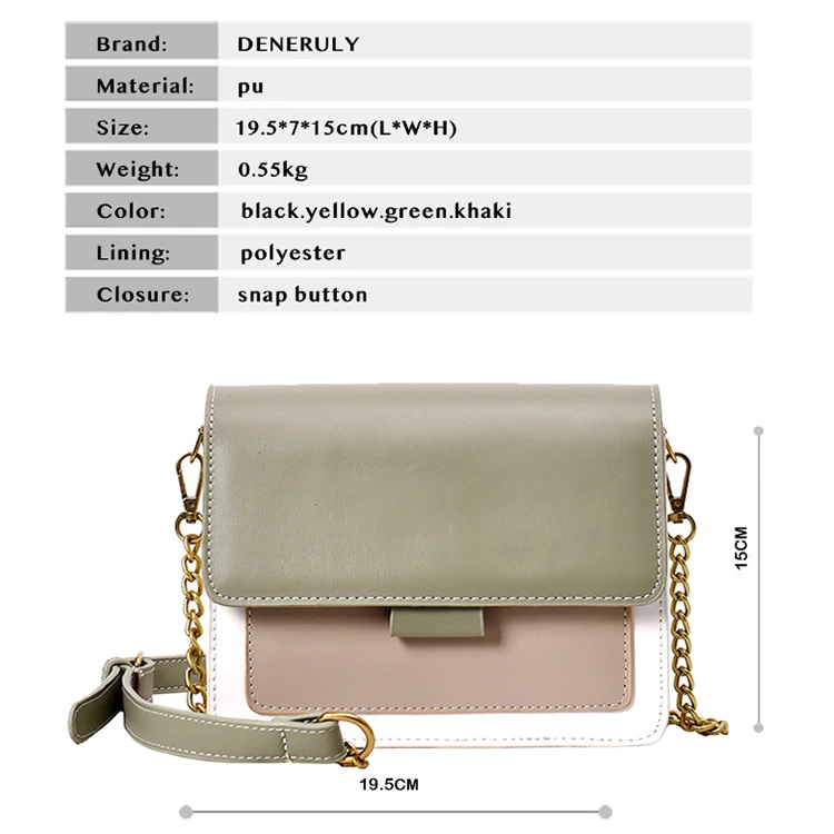 2019 сумка женская Новая Элегантная на цепочке женские толстовки контрастного