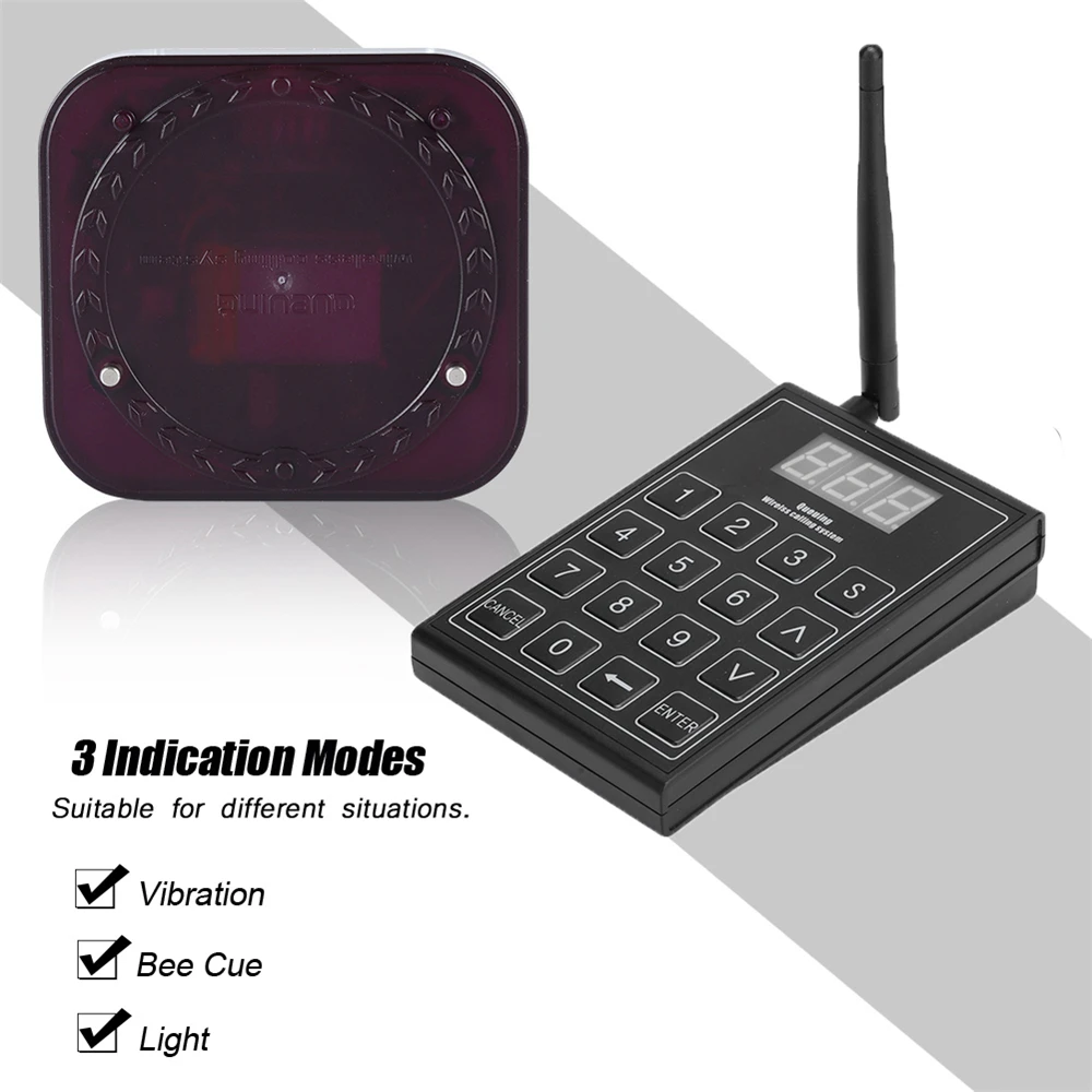 Пейджер для ресторана беспроводной пейджер клиентов с функцией вызова система