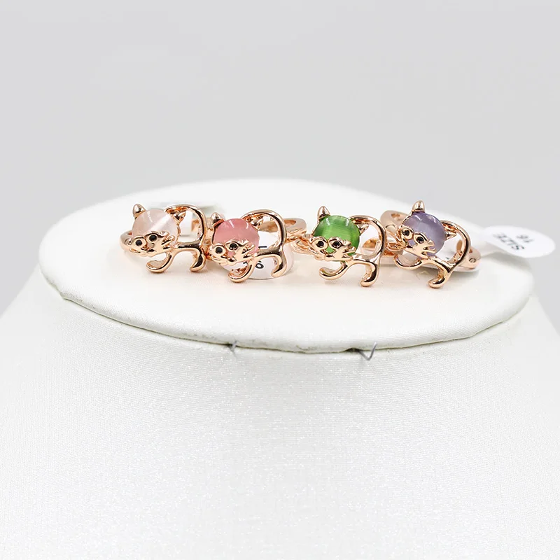 Набор украшений из колье серёг и кольца розового золота 585 пробы|Ювелирные