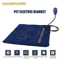 50x50cm pet dog cat electric heating pad blanket winter warming pad waterproof adjustable temperature dog pad usukeu plug
