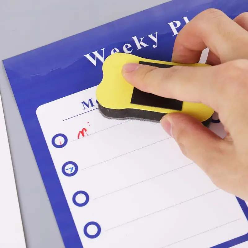 

A3 Weekly Planner Soft Magnetic Whiteboard Fridge Magnets Drawing Message Board Q1JC