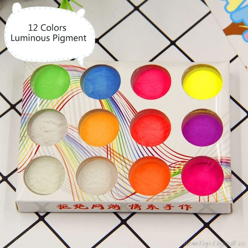 

Resin Jewelry Mold Colorant Dye Mica Pearl Pigment Superfine Luminous Powder Fluorescent Glow-in-the-Dark Making D02 20 Dropship