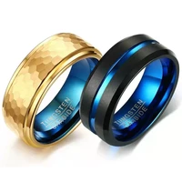 ywshk 25 models 8mm tungsten carbide men ring wedding band interface black matt surface classic male jewelry anniversary gift