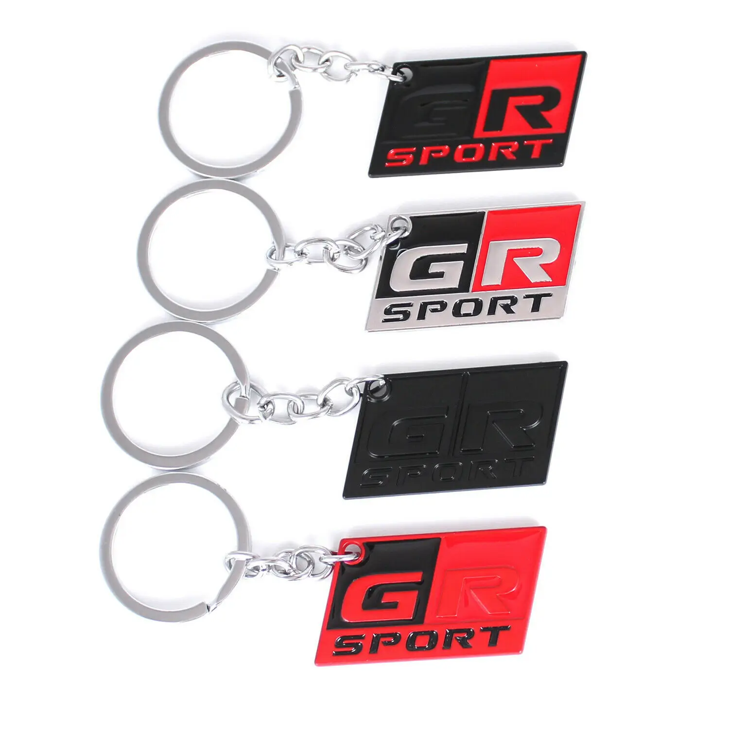 

GR SPORT Key Chain Car Key Ring Keychain for HV YARiS RZ RC RS Supra TURBO A90
