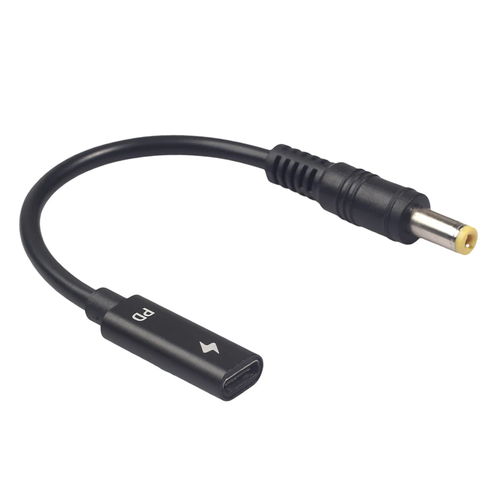 3671 29 USB 3 1 Тип C DC/DC 20V 5 2 мм \ u0026 штекер PD кабель для зарядки ноутбука черный|Детали и