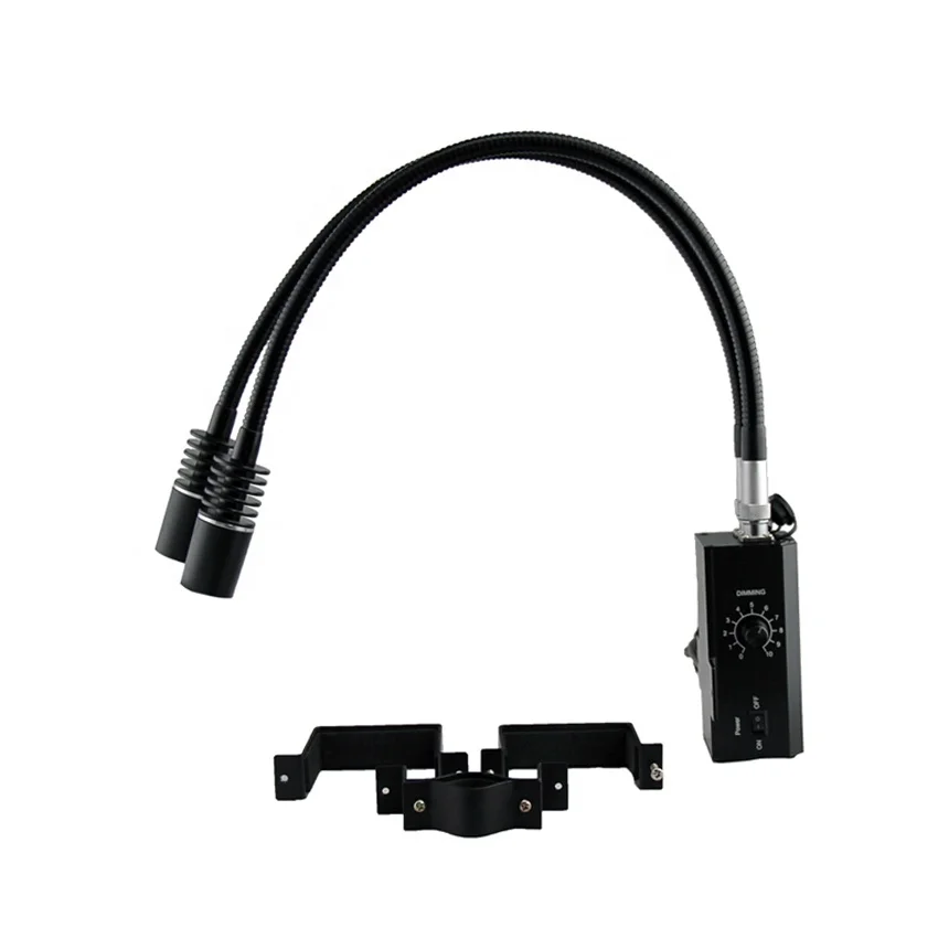 

China wholesale Dual gooseneck led point light source for stereo microscope