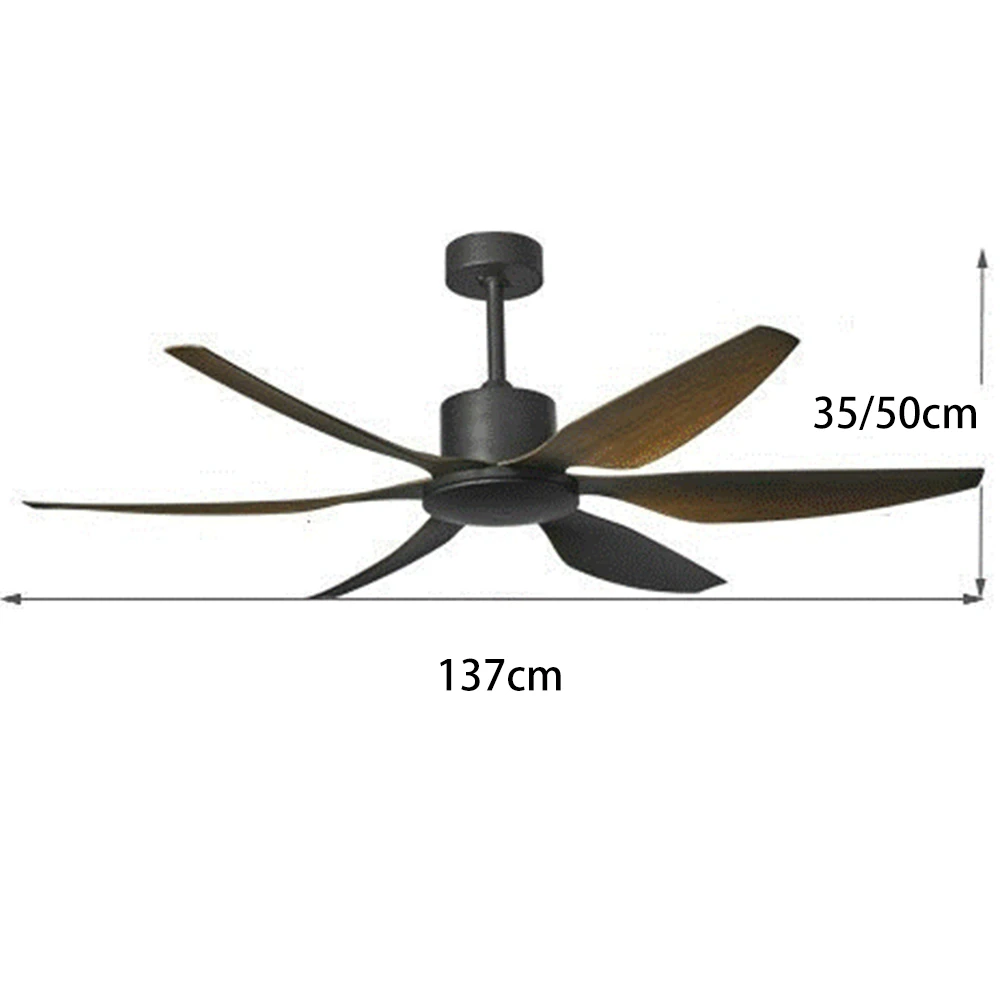 66 дюймов 54 дюйма скандинавские потолочные вентиляторы с светильник DC