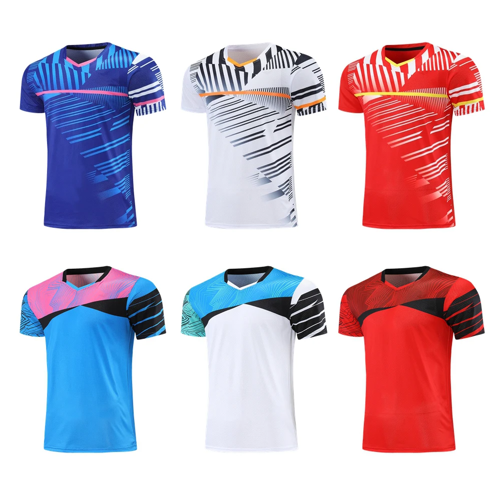 2021 New Season Men Women Table Tennis Jersey Set, Boys Tennis Shirts Kits , Girls ping pong Suit, Kids PingPong clothing XS-4XL