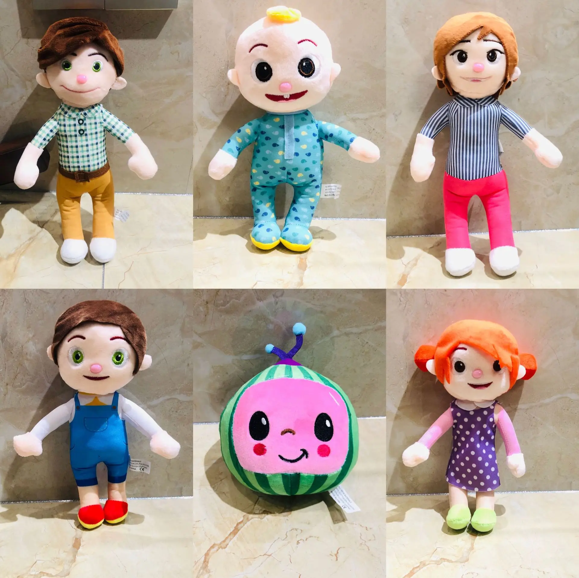 

JOJO Plush Doll CoCoMelon JJ Watermelon Model Toy Girls Boys Present Stuffed Toys for Children Kids Gifts