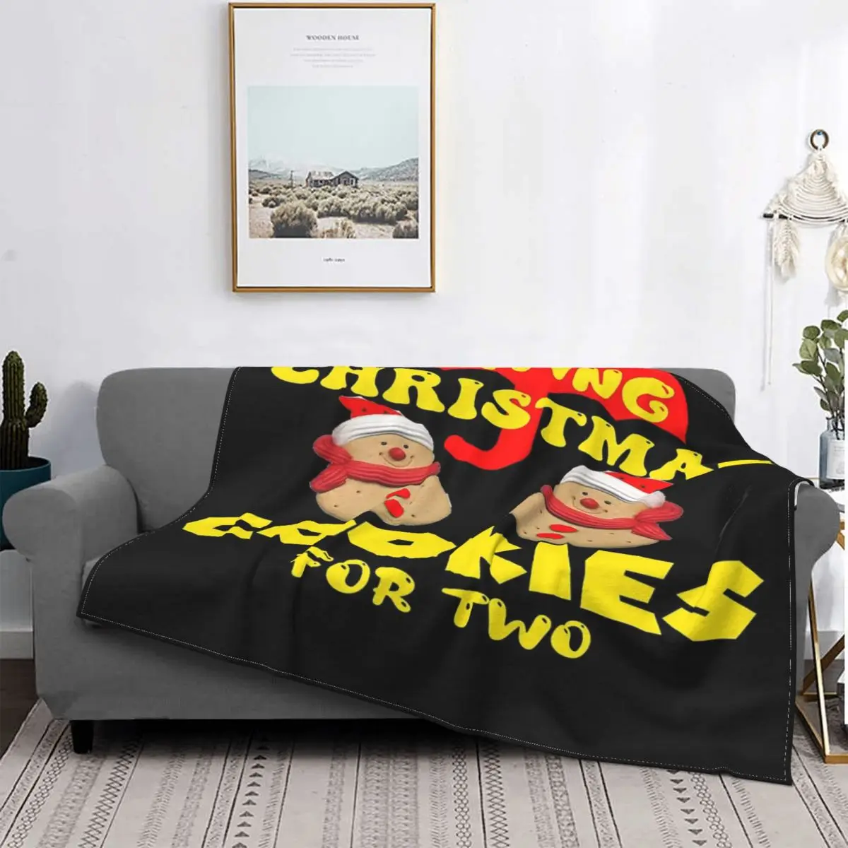 

Manta a cuadros para el sofá, cobertor de verano para cama, comer galletas navideñas, 1 manta
