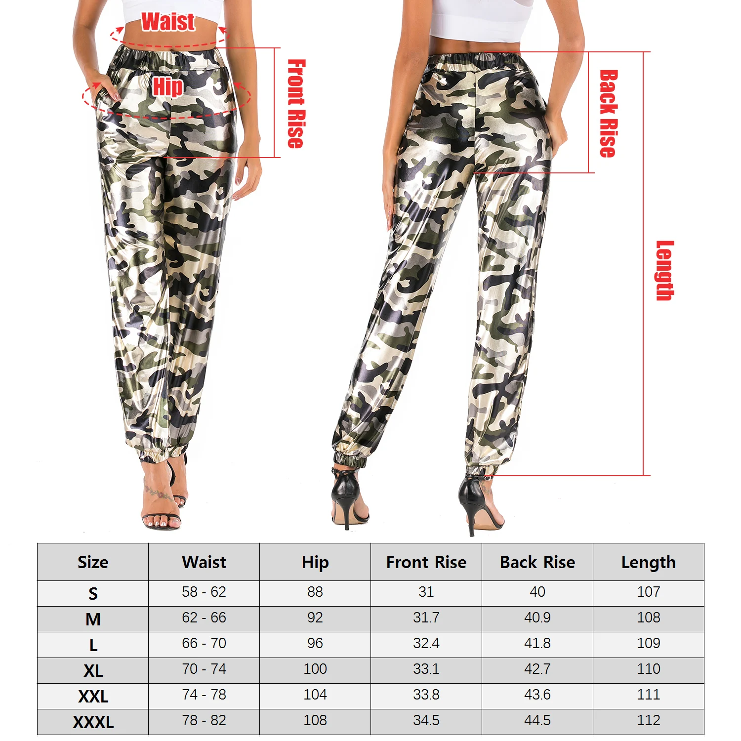 Брюки женские спортивные с завышенной талией повседневные джоггеры