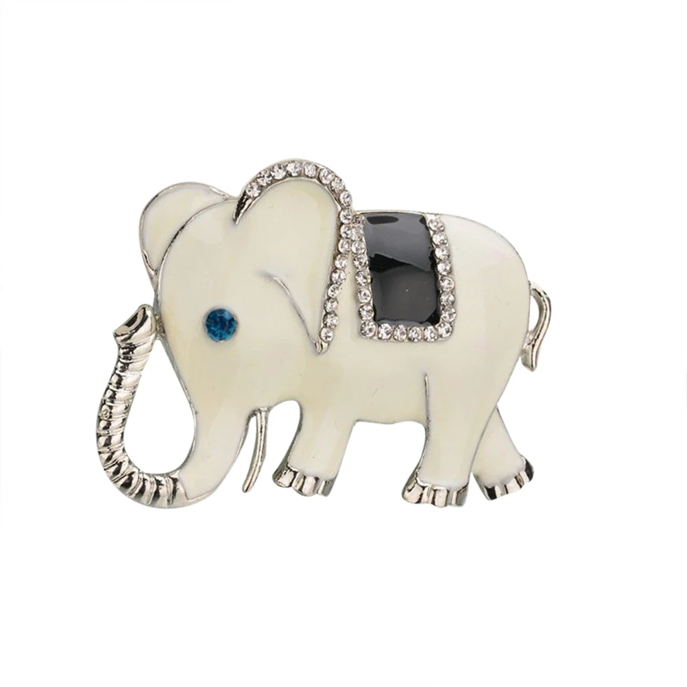 Автомобильный парфюмерный зажим в форме слона с алмазными шипами украшение для