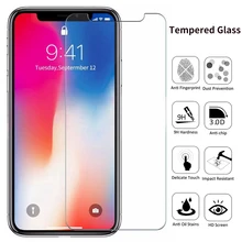 100Pcs/Lot Tempered Glass For iPhone 12 Mini 11 13 Pro Max XR X XS MAX 6 6S 7 8 Plus Glass Explosion-Proof Screen Protector Film