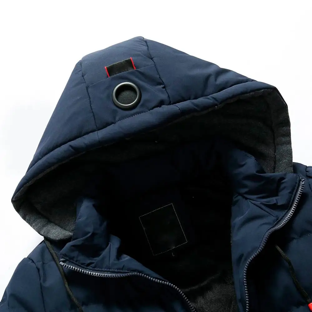 Мужская повседневная куртка с капюшоном дождевик утиный пух плащ мужская теплая