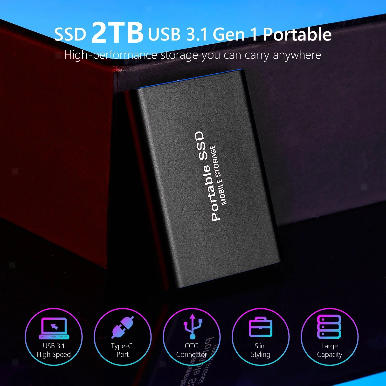 Портативный жесткий диск USB 500 540 ТБ|Внешние жесткие диски| |