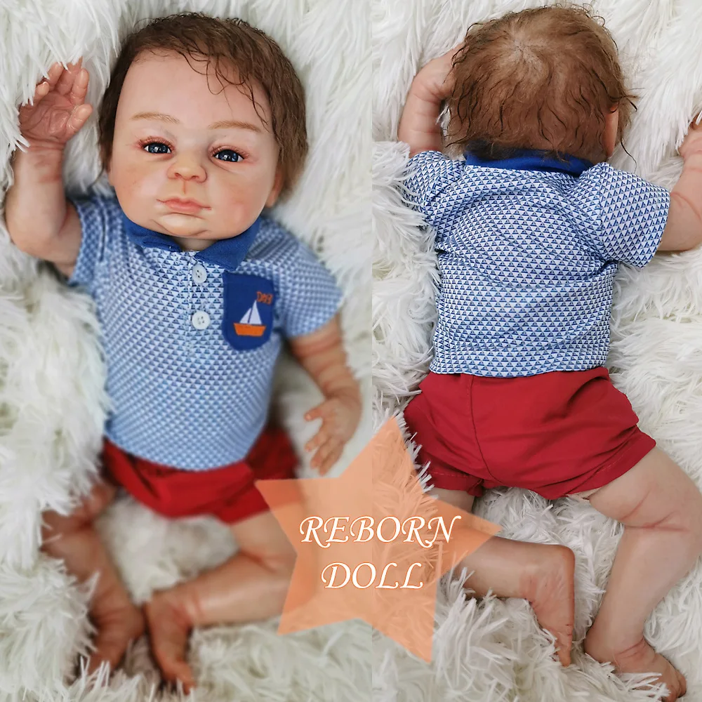 18 дюймов Reborn Baby Dolls силиконовая кукла для новорожденных Реалистичная малышей| |