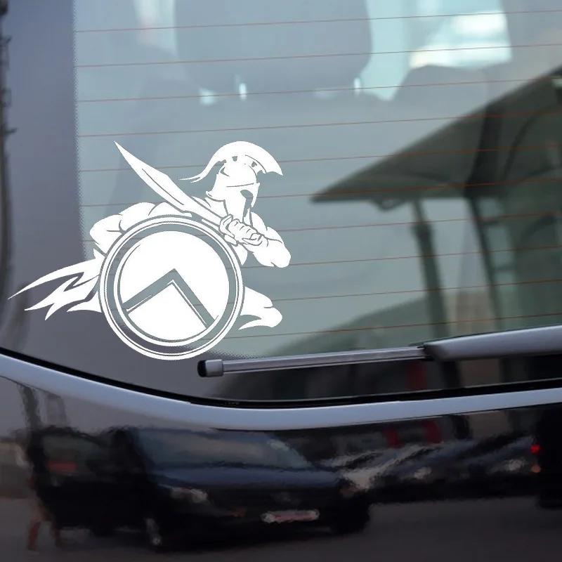 

Classic Roman Soldier Warrior Car Sticker Personality Auto Decorative Accessories Creative PVC Sunscreen Waterproof Decals