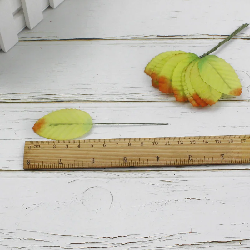 

30 Pcs silk leaf fake Leaves artificial plants For Christmas Home Decorations Wedding Decorative Wreaths DIY Gift box decoration