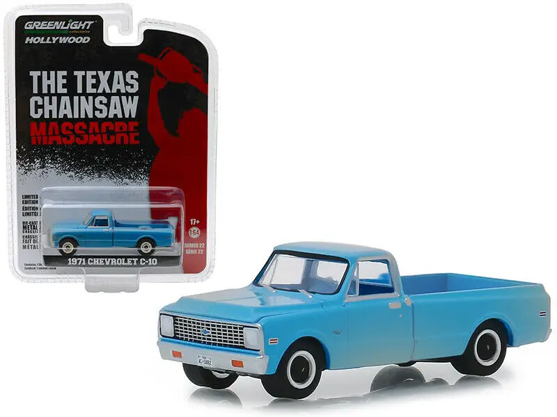 GL 1:64 1971 Chevy C10 пикап грузовик сплав модель автомобиля литье под давлением игрушки