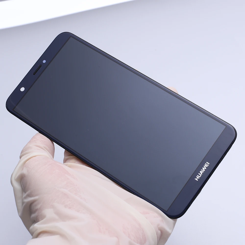 5,6" ЖК-дисплей для HUAWEI P, умный дисплей, сенсорный экран с рамкой, Замена для HUAWEI P Smart/Enjoy 7S FIG LX1 L21 L22