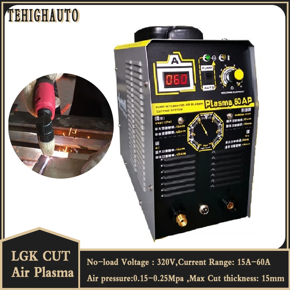 

CNC Plasma Cutting Machine LGK CUT Electric Welding Machine 220V Air Plasma Cutting Machine Built-in Air Pump Cut Plasma Welder