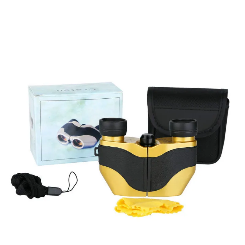 

8x21 Binoculars Portable Handheld High-definition Telescope Fixed Focus with Light