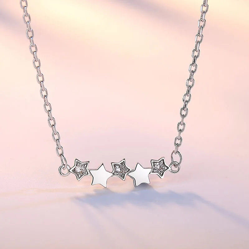 

Колье женское длинное из серебра 925 пробы, с инкрустацией из циркония