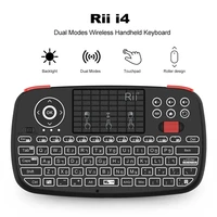 rii i4 hebrew bluetooth keyboardportable mini wireless keyboard with backlit keypadtouchpad for apple iosandroidwindow